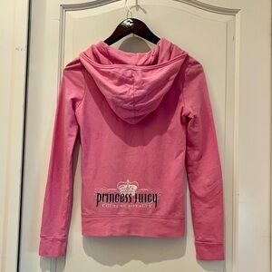 EARLY 2000s Juicy Couture Kids Pink Princess Juicy Hoodie